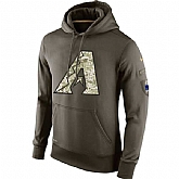 Arizona Diamondbacks Nike Olive Salute To Service KO Performance Hoodie,baseball caps,new era cap wholesale,wholesale hats